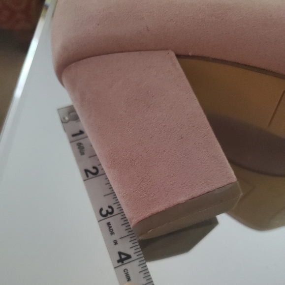 🎀 Blush Kilt Fringe Oxford Heels - Picture 5 of 11